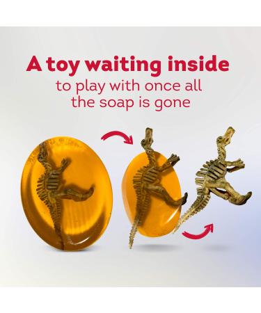 Relaxation Natural Soap Bar for Kids with Surprise Toy | Made in USA | Safe Ingredients | Fossil Toy Inside - Buy Online on GoSupps.com