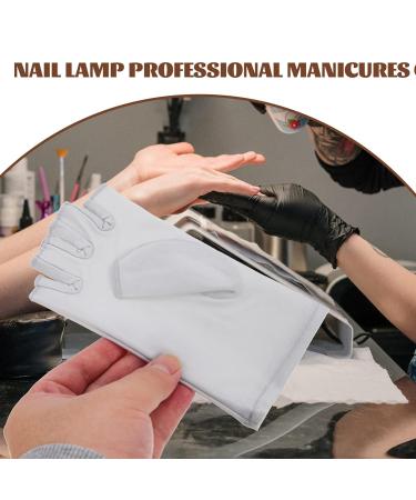 minkissy 3 Pairs Nail Gloves Nail Lamp Light Protection Glove Shield Gloves Fingerless Gloves Led Dry Lamp Gloves Reusable Gloves Nail Art Gloves Nail Gel Light Uv Miss Spandex - Buy Online on GoSupps.com
