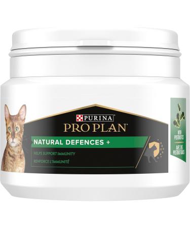 PRO PLAN Cat Natural Defences Supplement | Immune Health Support for Adult and Senior Cats | Boosts Antibody Production with Postbiotics | 60g Powder - Buy Online on GoSupps.com