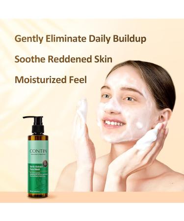 Natural Enzyme Plant Extract Face Wash - Gentle Pore Treatment for Sensitive Skin | Skincare for Redness & Bumpy Skin - 6.76 oz - Buy Online on GoSupps.com
