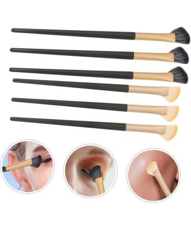 PLAFOPE 6 Pcs Angled Eyeliner Brush Angled Makeup Brush Concealer Brush under Eye Makeup Eyeliner Brush Brow Brush Eyeshadow Brush Brow for Eyebrows Under Eye Concealer Brush Eye Brush - Buy Online on GoSupps.com