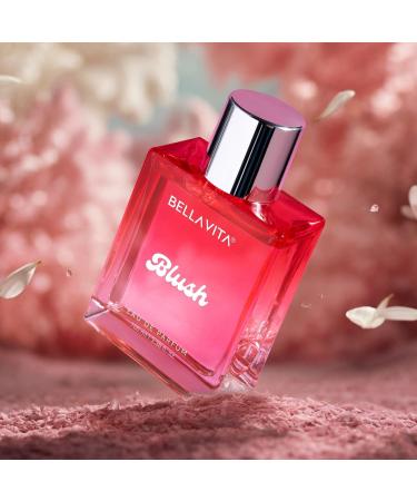 Bloom Beauty BELLAVITA Blush Woman Eau De Parfum Perfume with Red Fruits Moss Vanilla & Sandalwood|Premium Long Lasting Musky and Woody Fragrance for Women 100ML - Buy Online on GoSupps.com