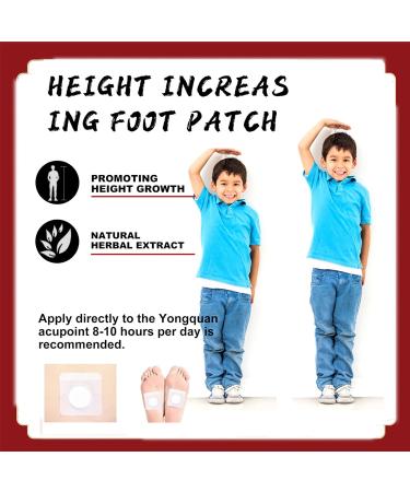 Height Growth Patches - 24 Acupuncture Plaster Stickers for Bone Growth Stress Relief & Better Sleep | For Adults & Adolescents - Buy Online on GoSupps.com