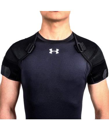 Kuangmi Double Shoulder Support Brace Strap Neoprene Protector Size Large - Buy Online on GoSupps.com