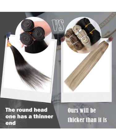 Human Hair Weft Extensions #9A/60 Medium Golden Brown with Blonde Highlights Extensions Sew In Hair Extensions 100g Hair Weave Extensions 16 Inch/40cm Thick Real Hair Extensions - Buy Online on GoSupps.com