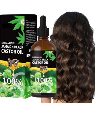 Hair Growth Oil - Castor Oil for Hair Growth - Skin Care Pure Castor Oil Natural Hair Oil Aromatherapy Black Caster Oils Scalp Strengthening Oil for Eyelashes Eyebrows Hair & Skin - Buy Online on GoSupps.com