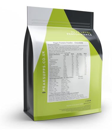 Vegan Protein Powder Chocolate 500g - Pea Hemp Inulin (FOS) and Vitamin B - Buy Online on GoSupps.com