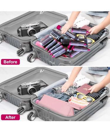 Dyson Airwrap Styler/Shark Flexstyle Travel Case - Pink | Waterproof & Anti-scratch Carrying Bag for Dyson Hair Dryer | Shockproof Organizer for Travel - Buy Online on GoSupps.com