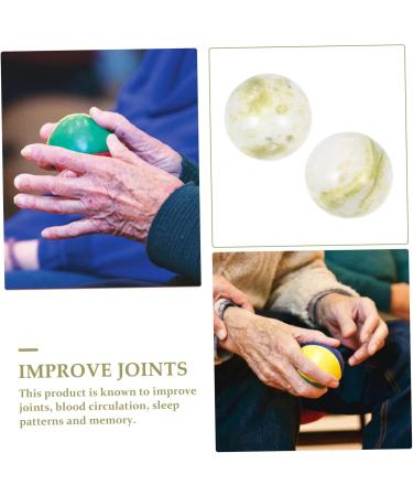 Partykindom Handmade Jade Massage Balls - Perfect Gymnastics & Chinese Medicine Gift - Buy Online on GoSupps.com