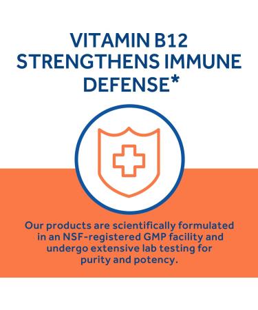 Whollium Methyl B12 5000mcg Supplement - Vegan, Fast Dissolve, Peach Flavor - Energy, Heart & Brain Health - 90 Tabs - Buy Online on GoSupps.com