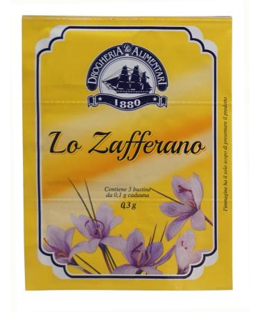 Drogheria E Alimentari Italian Saffron Powder Envelopes - Pack of 4 for 12 Envelopes - Buy Online on GoSupps.com