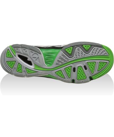 ASICS Gel-Volley Elite 2 Volleyball Shoes 11.5 - Neon Green/White/Black - Buy Online on GoSupps.com