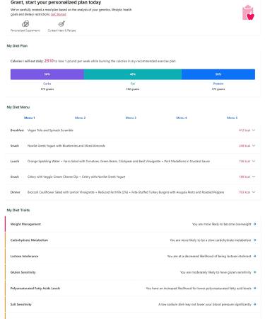 Vitagene Health Ancestry DNA Test Kit - Personal Genetic Reports & Traits with Lifetime Updates - FSA HSA Eligible - Buy Online on GoSupps.com