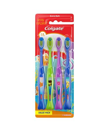 Colgate Kids Extra Soft Toothbrush Value Pack Ocean Explorer - 4 Count