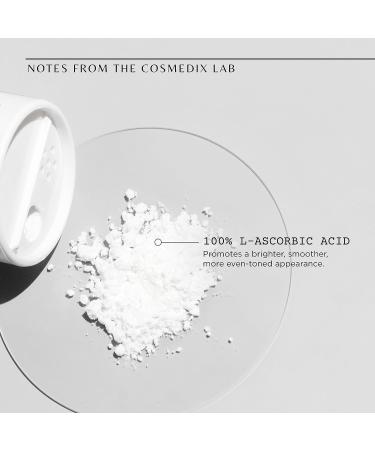 COSMEDIX Pure C Vitamin C Mixing Crystals - Boost Anti-Aging Skin Care - Brighten, Even Tone & Reduce Wrinkles - Dark Spot Corrector - Acne Scar Remover - Buy Online on GoSupps.com