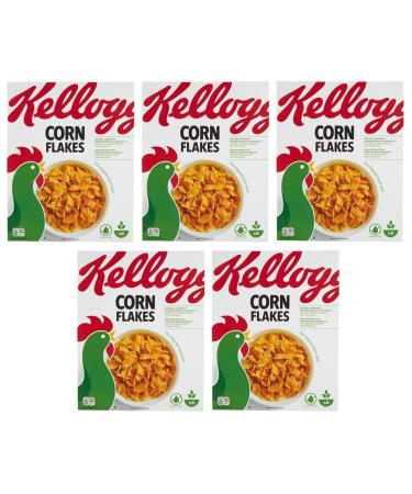 Kellogg's Corn Flakes Classic Crunchy Breakfast Cereal, Cereal, 5 Pack, 250g