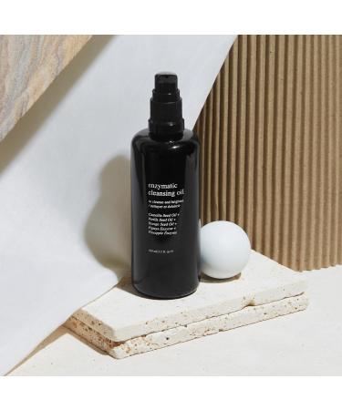 Buy Enzymatic Cleansing Oil | Facial Cleanser with Camellia Perilla & Borage Oils | Removes Makeup & Impurities | Softens Skin with Papaya & Pineapple Enzymes | 3.4oz - International Shipping Available - Buy Online on GoSupps.com