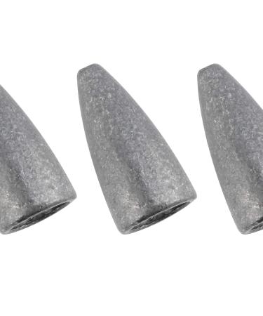 Dr.Fish 50 Pack Bullet Fishing Sinker Weight Worm Weights Lead Sinker for Bass Fishing Texas Rigs 3/8oz-50 Pack