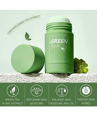 Green Tea Deep Cleanse Mask Stick - Blackhead Remover for Face - Purifying Clay Mask for All Skin Types - Oil Control Acne Remover - 1 PCS - Buy Online on GoSupps.com
