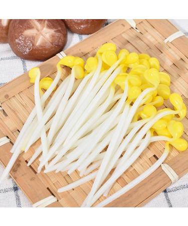 Alipis 12pcs bean sprouts Model decorations pretend lifelike vegetable adornment decorate fruit vegetables decorative vegetable artificial pvc Green bean sprouts Yellow 9.00X1.00X1.00CM - Buy Online on GoSupps.com