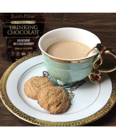 GoSupps.com - Diabetic Kitchen Gourmet Drinking Chocolate Sugar Free 10.5 oz (298 g) - Buy Online on GoSupps.com
