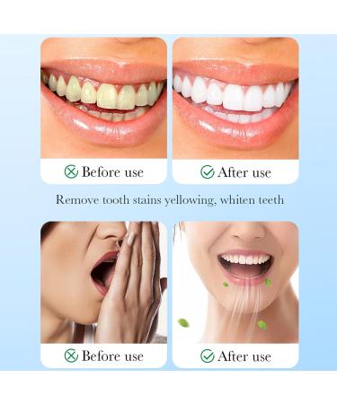  Hppsctink 2pcs Teeth Whitening Powder Whitening Charcoal Powder Tartar Remover Fresh Breath 2pcs*60g - Buy Online on GoSupps.com