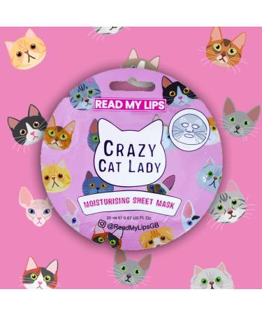 Read My Lips Crazy Cat Lady Moisturising Sheet Mask - Buy Online on GoSupps.com