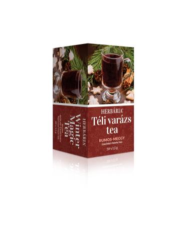 Cherry and Rum 100% Natural Fruit Herbal Flavoured Seasonal Tea with Ginger Clove Cardamom