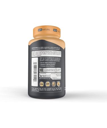 Herbtonics Shilajit for Men & Women with Ashwagandha Korean Red Ginseng Rhodiola Rosea Ginkgo Biloba Tongkat Ali | Fulvic Acid & Trace Minerals for Stamina & Immunity | 60 Vegan Capsules - Buy Online on GoSupps.com