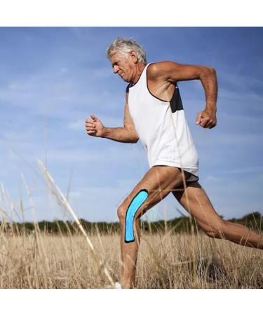 Adhesive Strips for Knees | Elastic Athletic Tape Knee Support Muscle Straps Flexible Athletic Tape Precut Strips Multifunctional Kinesiology Therapeutic Tape for Knee Protection Ngumms Mint Green - Buy Online on GoSupps.com