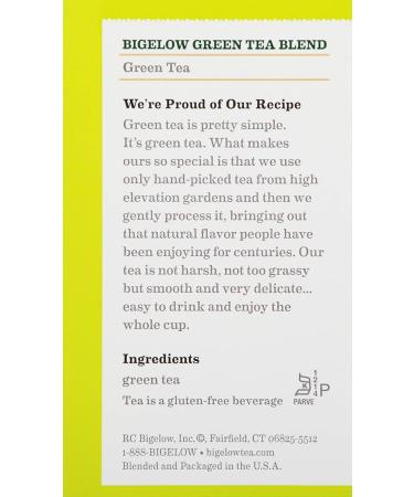Bigelow Classic Green Tea, Caffeinated, Pack of 6 (240 Total Tea Bags) - Premium Quality Green Tea - Buy Online on GoSupps.com