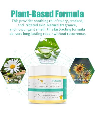 Itchy Feet Relief Cream - Soothing Treatment for Jock Itch Athlete's Foot Psoriasis & More | 4.00 Fl Oz - Adults & Kids - Buy Online on GoSupps.com