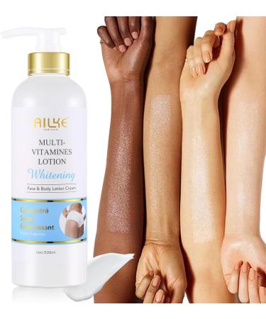 AILKE BOOST LUSTER AILKE MultiVitamin Bleaching Body Lotion intensive hydration clean smooth soft skin even skin tone whitening body cream for all skin types 500 ml pack of 1 1 copy - Buy Online on GoSupps.com