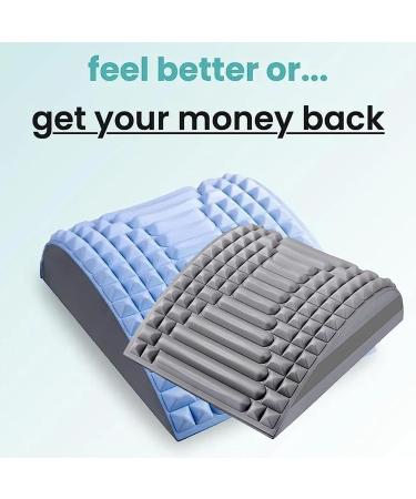 Refresh Neck & Back Massage Device - Relieve Lower Back Pain & Soothing Relaxation Yoga Tool for Lumbar Spine Relief - Buy Online on GoSupps.com
