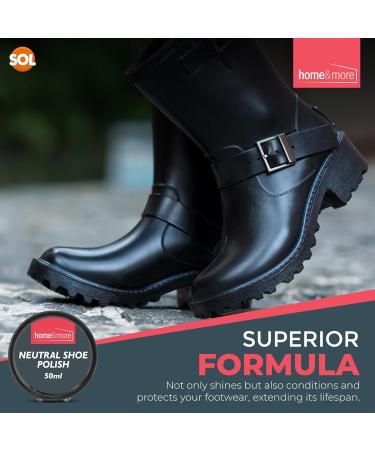 6pk 50ml Neutral Shoe Polish | Protect & Shine Leather Cream Wax - Buy Online on GoSupps.com
