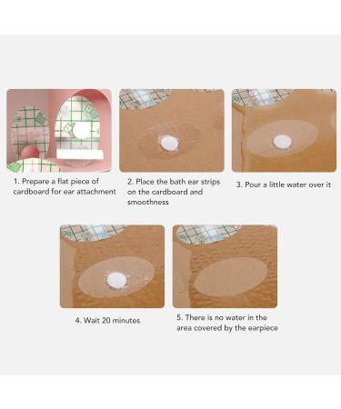 Sonew Shower Ear Patch - Waterproof Ear Protector Stickers for Baby Adult & Child - 20 Oval Shape Covers for Bathing & Showering - Buy Online on GoSupps.com