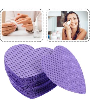 LALAFINA Gel Nail Remover Wipes 200 Sheets Nail Polish Remover Wipes Lint Nail Wipes Heart Shape Gel Nail Polish Remover Pads for Polish Clean Acrylic Nails Remover Purple - Buy Online on GoSupps.com