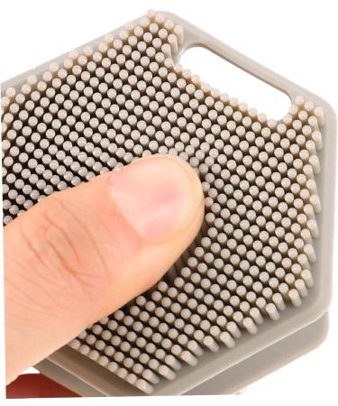 Beatifufu Face Brush Silicone Face Scrubber Face Washer Brush Facial Brush Silicone Facial Cleansing Brush Face Cleansing Brush Scrubber Cleaning Brush Face Exfoliator Silica Gel Double Head 6.50X6.50X4.00CM Grey - Buy Online on GoSupps.com