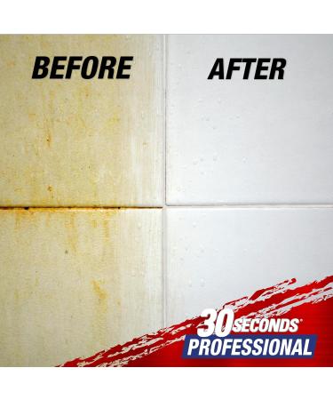 30 SECONDS Pro Mold & Mildew Stain Remover - Scrub Free Instant Bright Results 128 fl. oz. Ready-to-Use Refill - Best for Home & Garden Cleaning - Buy Online on GoSupps.com