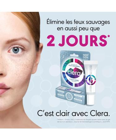 Clera Cold Sore Treatment Cream Clinically Proven to Heal in 2 Days* - 5ml - Buy Online on GoSupps.com