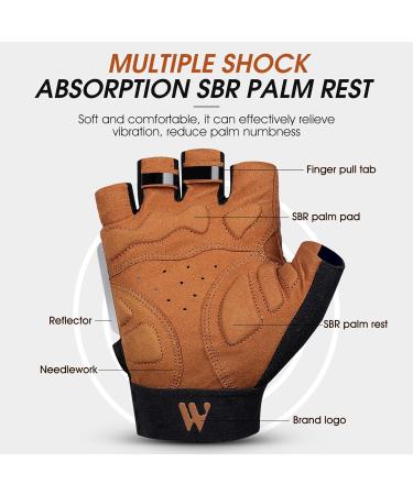 West Biking Men's Bicycle Gloves - Breathable Fingerless MTB Racing Gloves & Reflective Women's Climbing Gloves - Slip-Resistant Summer XL - Buy Online on GoSupps.com