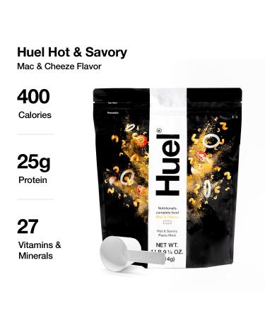 Huel Hot and Savory Mac Cheeze Instant Meal Replacement - 14 Scoops, 25.1856 oz - Buy Online on GoSupps.com