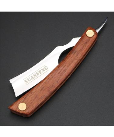 Fbrerurt Barber Razor for Straight Shave | Premium Wet Shaving Set for Men | Silver Classic Hairdresser Gift - Buy Online on GoSupps.com