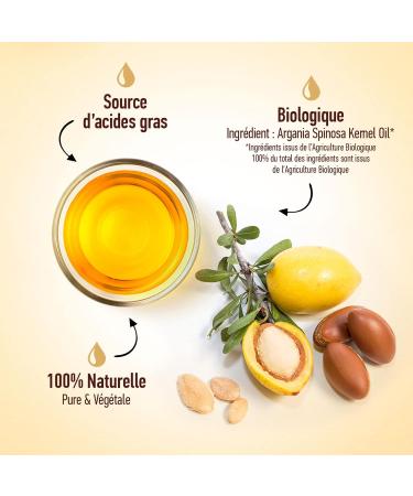 Organic Argan Oil from Morocco 250ml - Buy Online on GoSupps.com