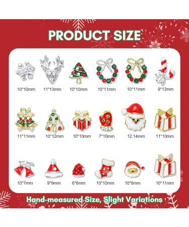 Makartt Christmas Rhinestone Glue Kit with Strong Adhesive Gel and Nail Crystal Tweezer - 3D Christmas Nail Charms and Gems included - Buy Online on GoSupps.com