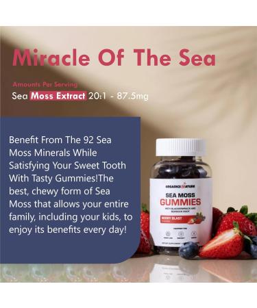 ORGANICS NATURE Black Seed Oil Capsules & Sea Moss Gummies Bundle | Vegan Softgels Nigella Sativa | Omega 3s - Buy Online on GoSupps.com