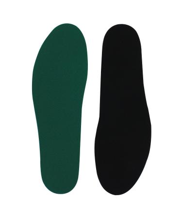 Rx Comfort Thin Lightweight Cushioning Orthotic Shoe Insole, Green Women's 9-10.5/Men's 8-9.5 - Buy Online on GoSupps.com