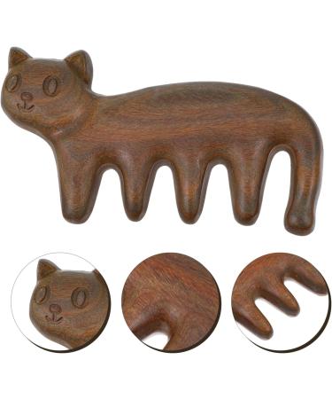 Minkissy Sandalwood Hair Comb Set - 3-Piece Scalp Massager & Facial Tools | International Shipping Available - Buy Online on GoSupps.com