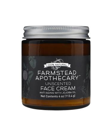 Farmstead Apothecary 100% Natural Anti-Aging Face Cream with Jojoba Oil  Unscented 4 oz