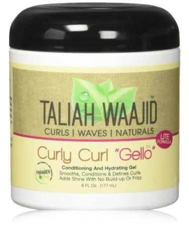 Taliah Waajid Curly Curl Gelo  Conditioning And Hydrating Gel 6 Oz